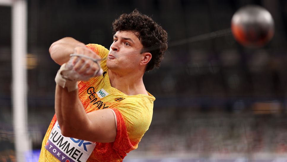 Световният сребърен медалист в хвърлянето на чук Мерлин Хумел направи