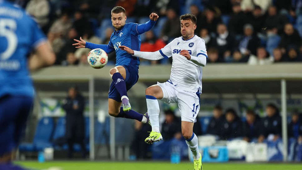 Фабиан Нюрнбергер игра 73 минути за Дармщат а отборът му