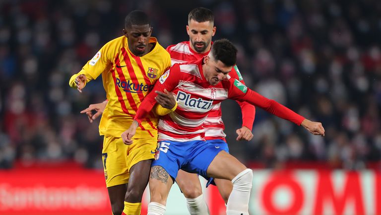  На полувремето: Гранада 0:0 Барселона 