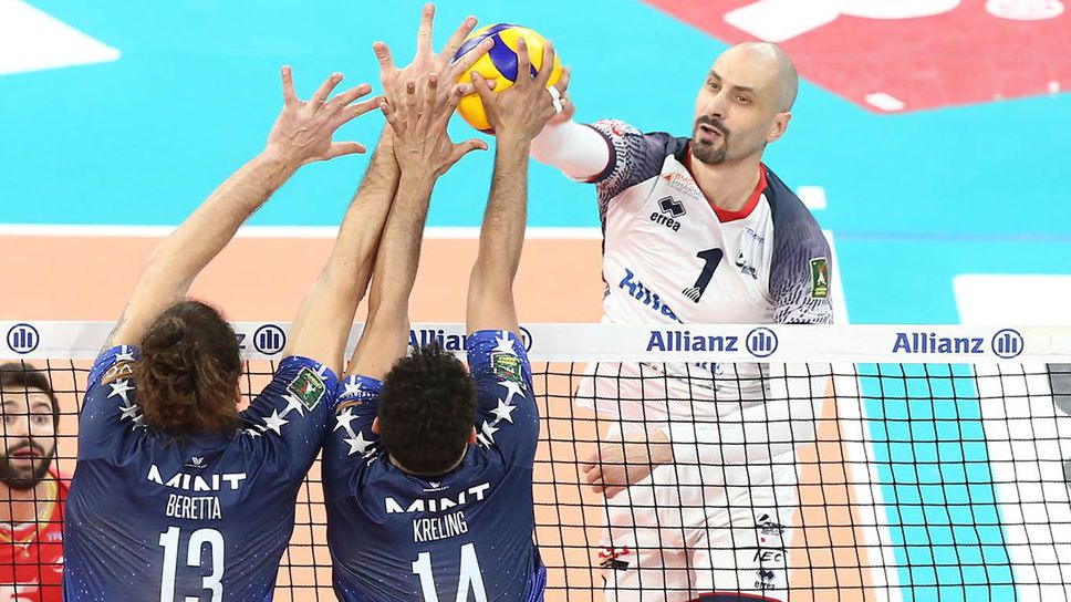 Матей Казийски блести и на 40 години в Суперлигата на Италия