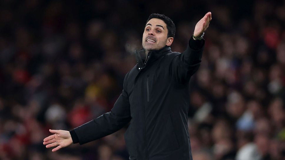 Мениджърът на Арсенал Микел Артета прие философски равенството 0 0