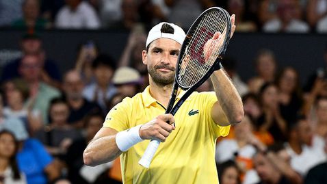 Григор Димитров направи куп грешки и отпадна от Бризбън