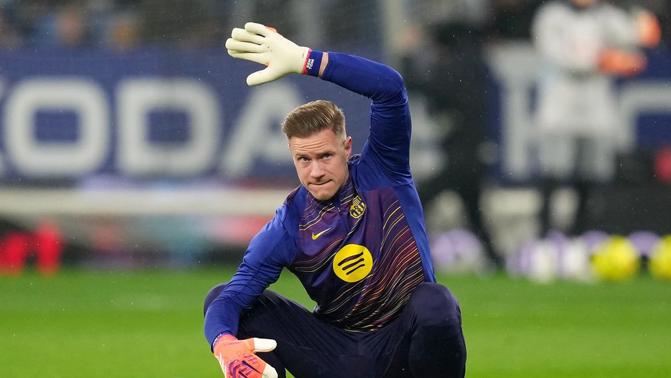 Контузията на Марк Андре тер Стеген се оказа незначителна и