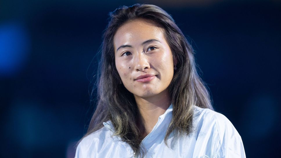 Китайската тенисистка Чинуен Женг която е финалистка от Откритото първенство