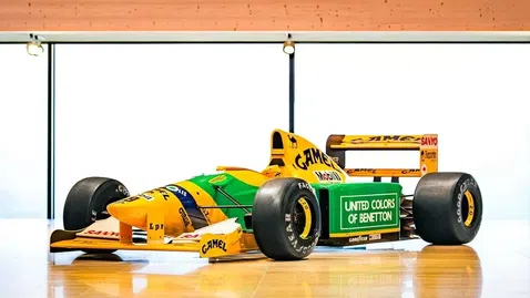  Болидът, с който Михаел Шумахер реализира първата си победа, отива на търг за 8,5 млн. евро 