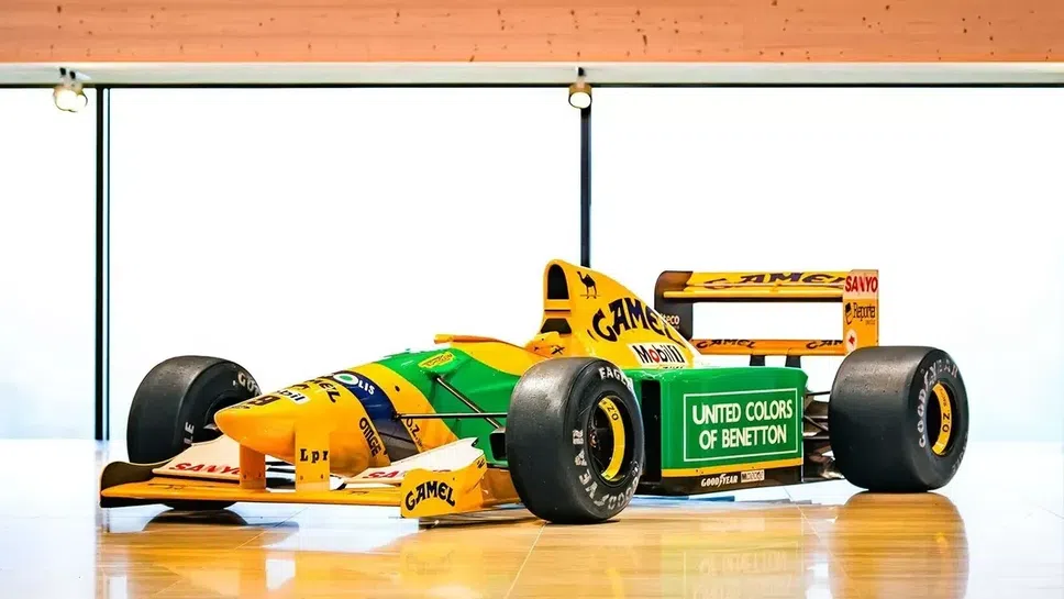 Автомобилът с който Михаел Шумахер си осигури своята първата победа