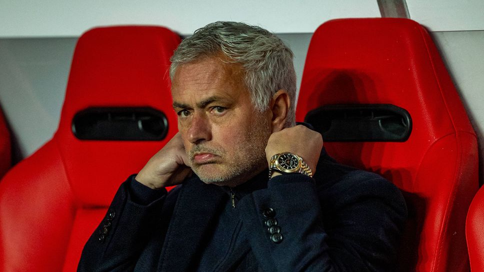 Старши треньорът на Бенфика Жозе Моуриньо не скри яда си