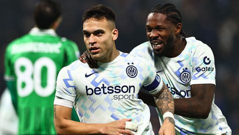 Петзвезден Интер отвя Сасуоло и дръпна с осем точки пред Милан