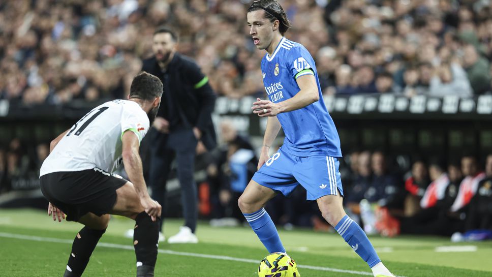 Валенсия 0:1 Реал Мадрид, попадение на Карерас