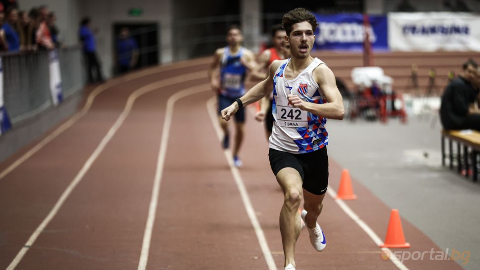 Димитър Панделиев с нов успех и рекорд на 800 метра, Лиляна Георгиева №1 при жените