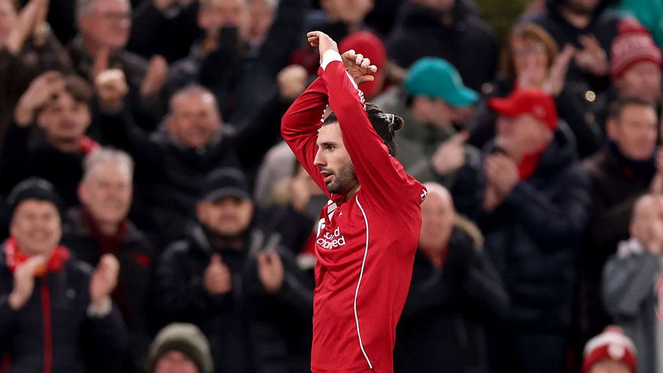 Ливърпул 1:0 Манчестър Сити, Собослай откри резултата със страхотен гол