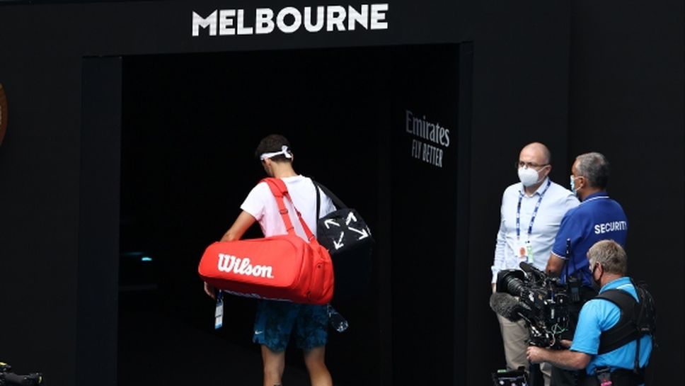 Контузия прекърши надеждите на Григор Димитров за нов полуфинал в Australian Open (видео)