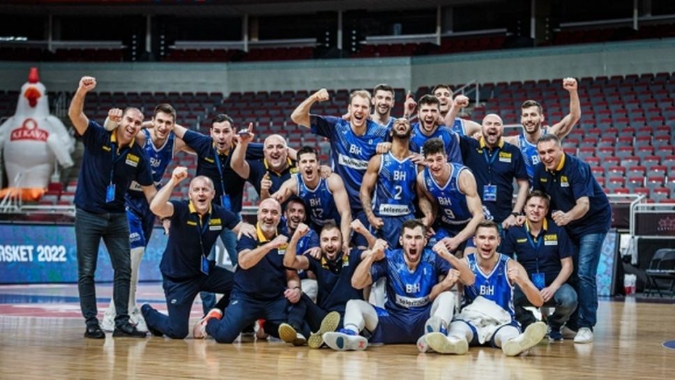 Босна разгроми Гърция и си осигури първото място в групата на България