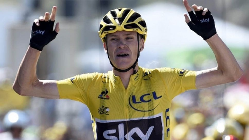 Крис Фрум се вдъхновява от Том Брейди, прицели се в пета победа на "Тур дьо Франс"