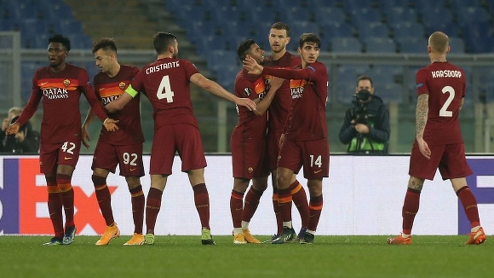 Рома за втори път се справи с Брага и ще играе на 1/8-финалите (видео)