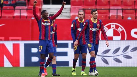 Барселона сломи Севиля преди реванша за Купата (видео)