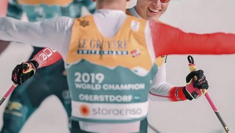 Ерик Валнес и Йоханес Клаебо спечелиха световната титла за Норвегия в отборните спринтове