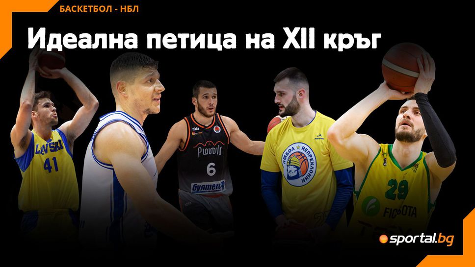 Идеална петица на XII кръг в НБЛ