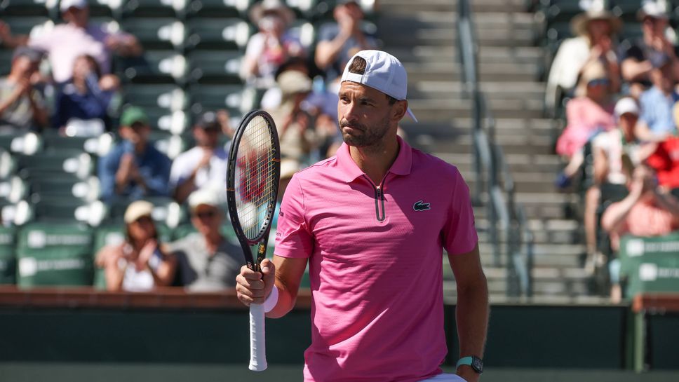 Григор Димитров срещу Карлос Алкарас: Отличен сервис върна българина в мача