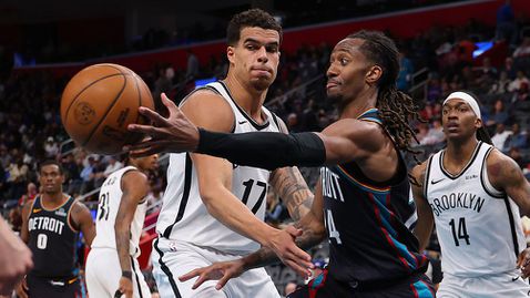 Бруклин шокира Детройт за сензацията на деня в НБА