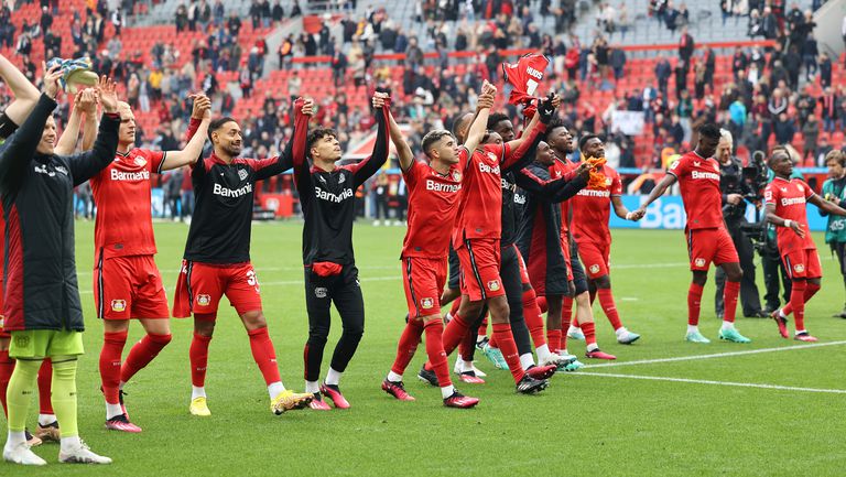 Отборът в най силна форма в германския футбол Байер Леверкузен постигна