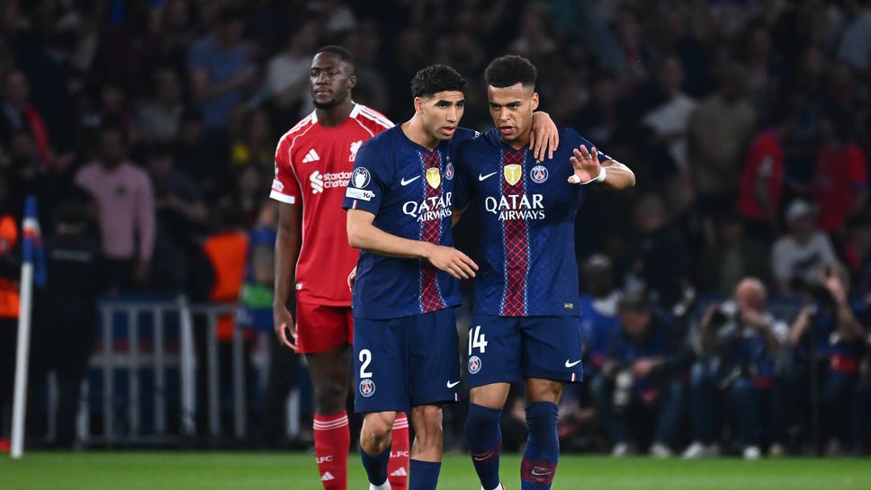 ПСЖ 1:0 Ливърпул, гол на Дуе