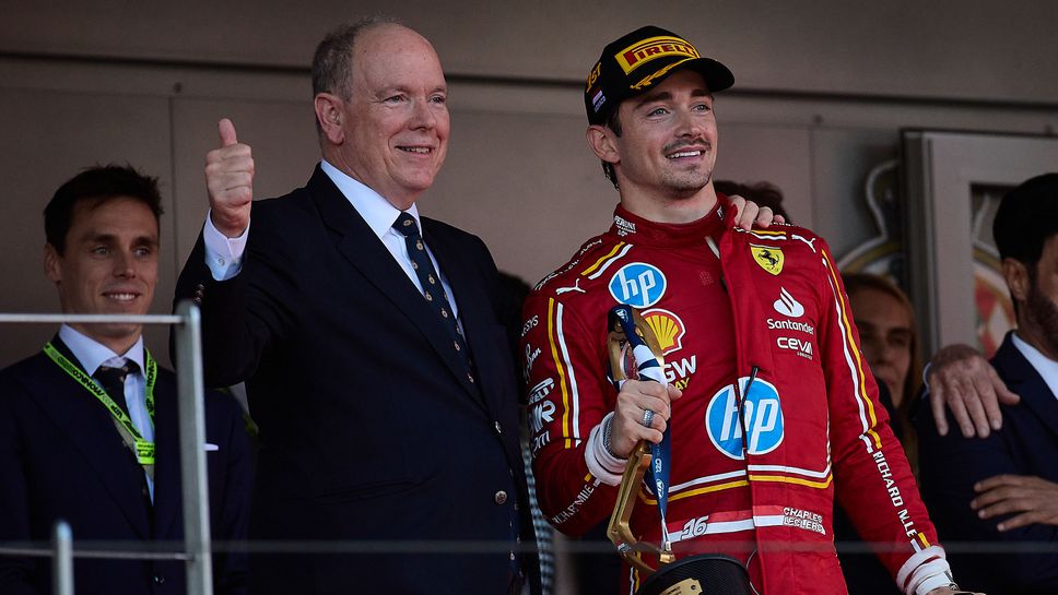 Шарл Леклер беше удостоен с престижна награда от принца на Монако