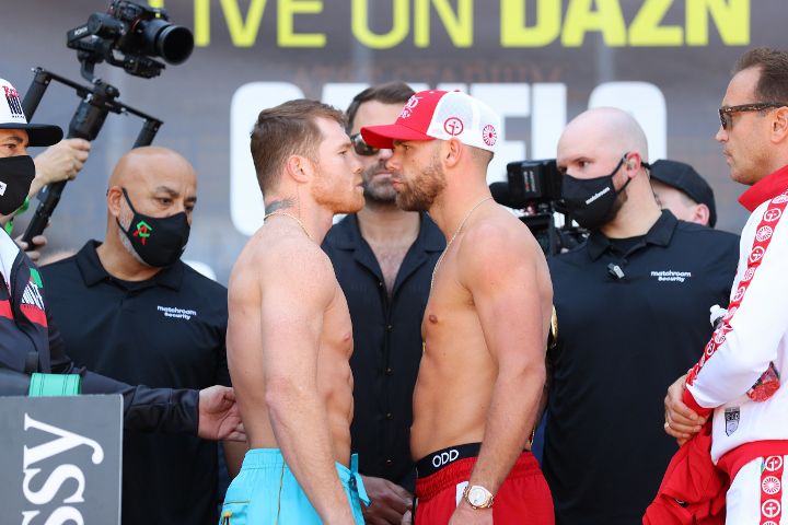 Били Джо Сондърс бе малко по-тежък от Саул Канело Алварес 🥊