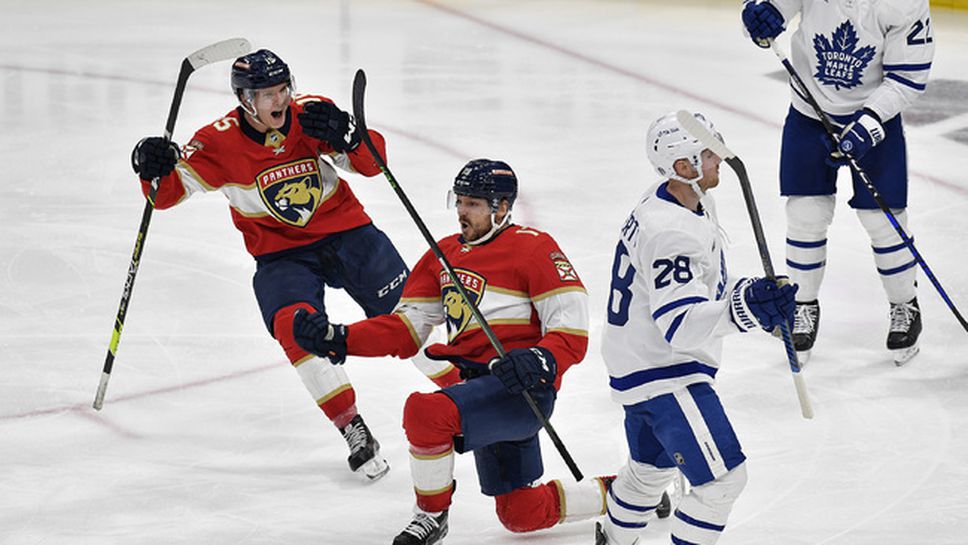 Флорида е на победа от класиране за полуфиналните плейофи в НХЛ