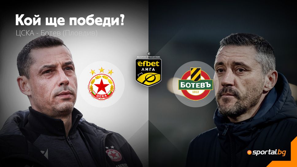 ЦСКА и Ботев (Пд) в пряк дуел за петото място