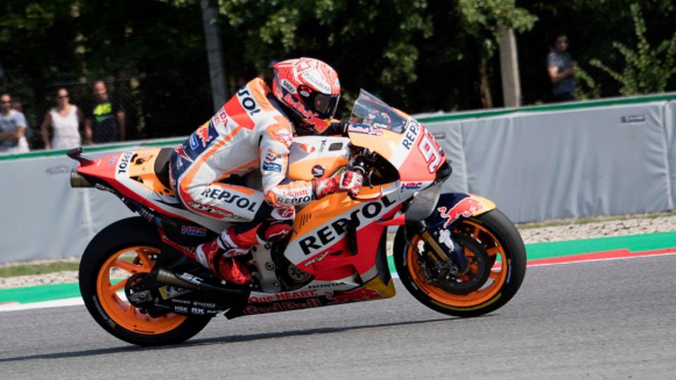 Маркес и Зарко с най-бързите обиколки в MotoGP теста в Чехия