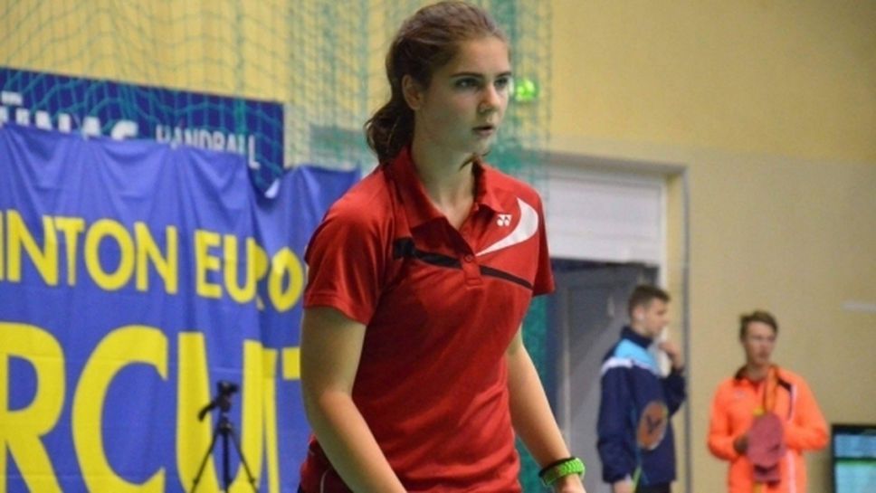 Мария Делчева спечели бронзов медал на международен турнир по бадминтон