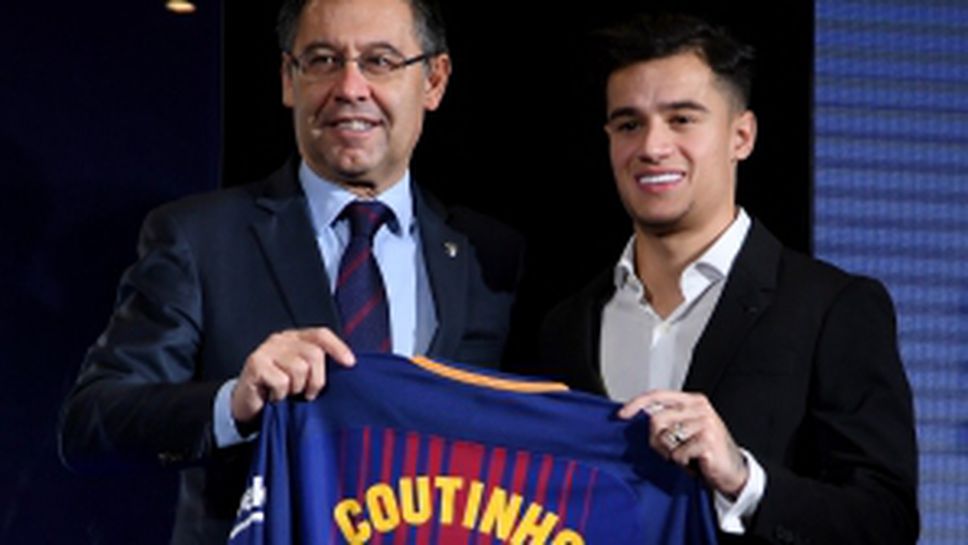 Представянето на Коутиньо в Барселона