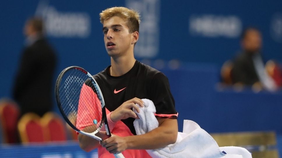 Андреев напусна юношеския US Open още в първия кръг