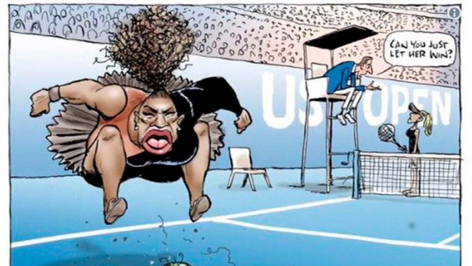 Нов скандал за расизъм с карикатура на Серина