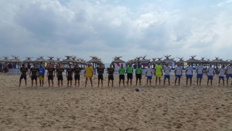 България стана европейски шампион по плажен футбол за полицаи