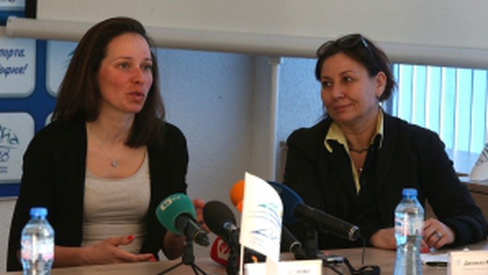 Пресконференция на Антония Григорова преди заминаването й на олимпийските игри