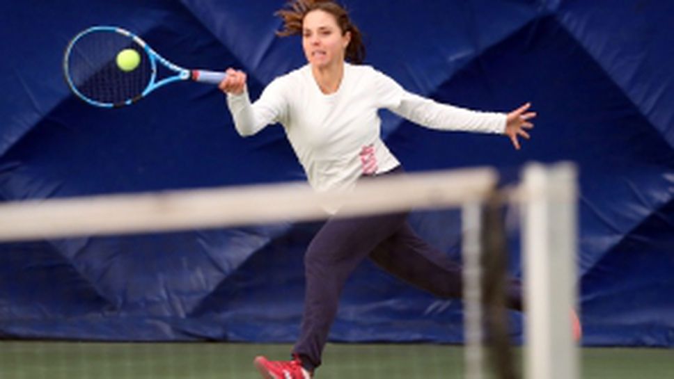 Тренировка на отбора на България за "Фед къп"