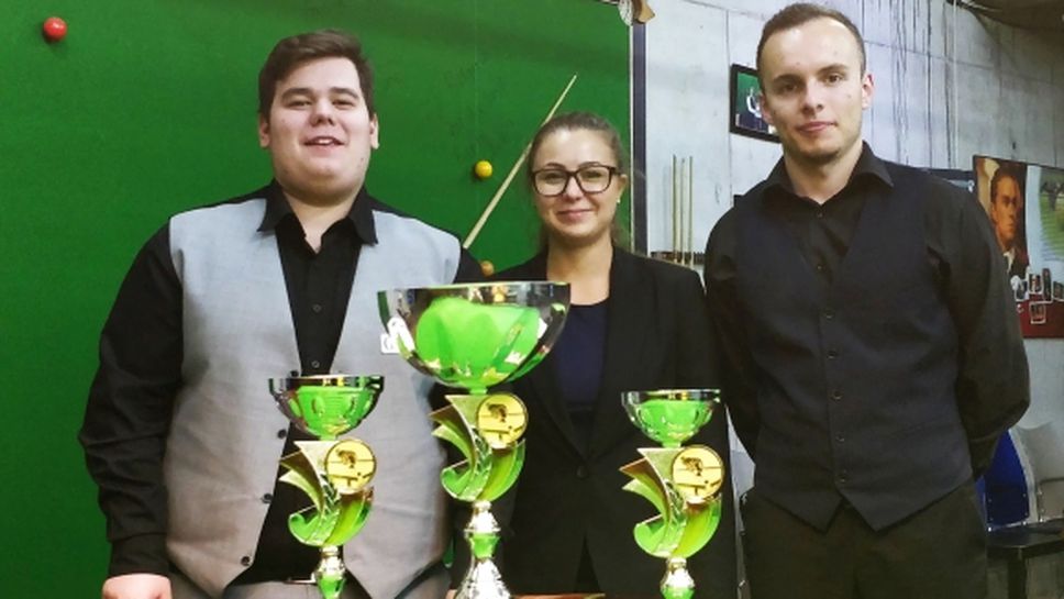 Титла и сенчъри брейк за Георги Величков в първия турнир по снукър за новия сезон
