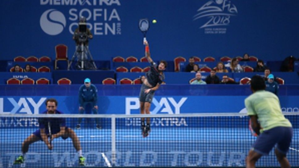 Sofia Open 2018 полуфинал двойки - Скот Липски, Дивиж Шаран - Робин Хаасе, Матве Миделкооп
