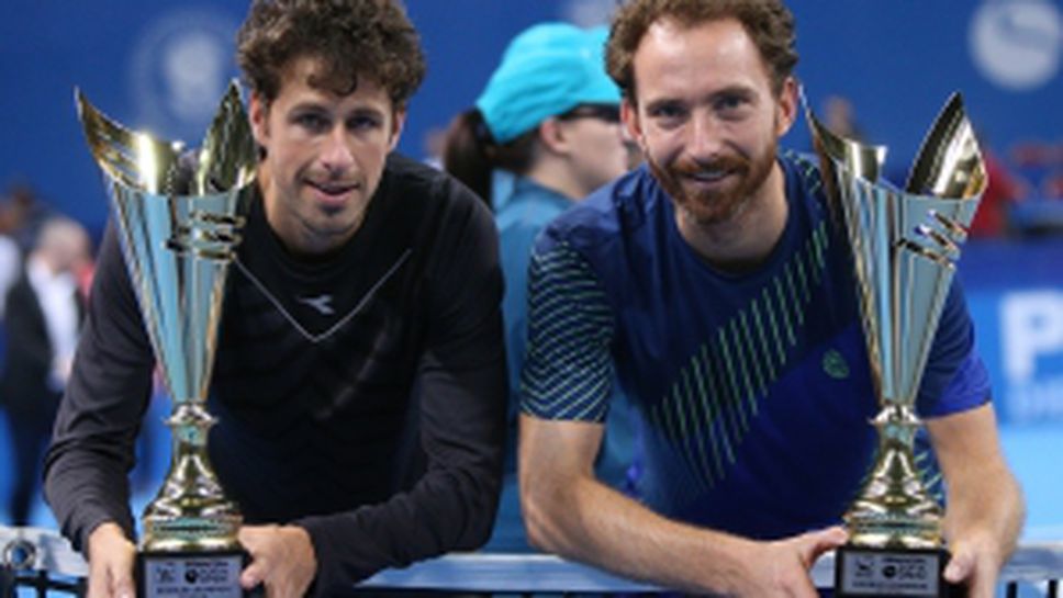 Робин Хаасе и Матве Миделкооп са финалистите на двойки в турнира Sofia Open 2018