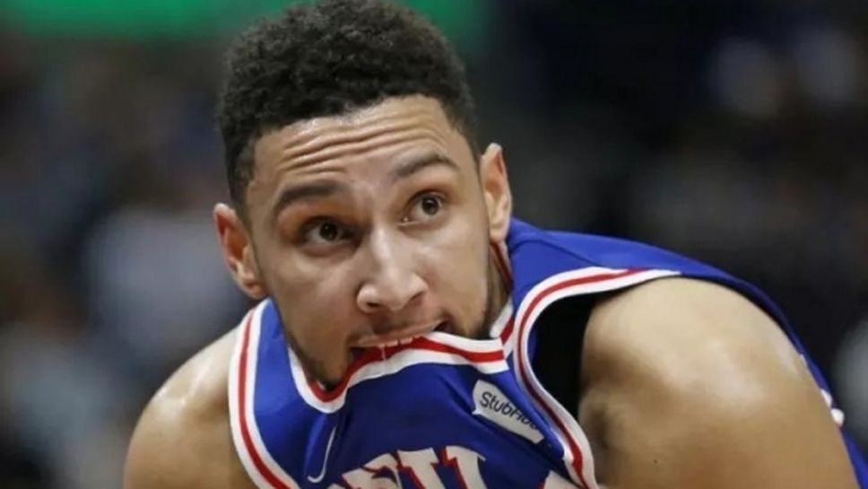 Бен Симънс под въпрос за следващия мач на Филаделфия