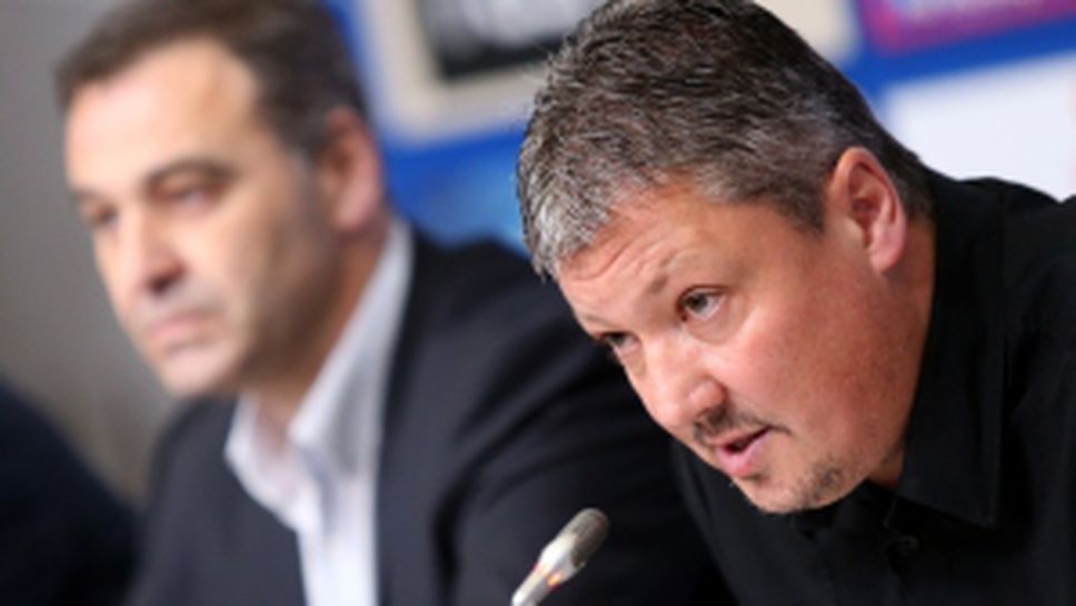 Любослав Пенев и Николай Илиев след конгреса на БФС