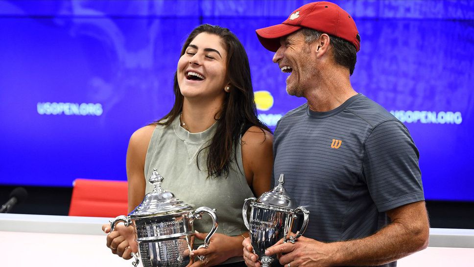 Бианка Андрееску се раздели с треньора си