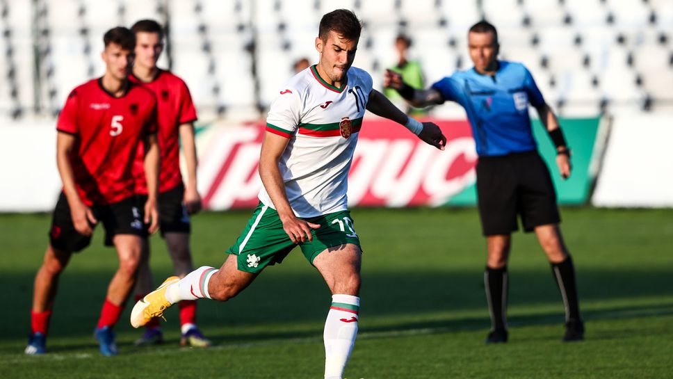 Владимир Николов направи резултата 4:0 за България срещу Албания