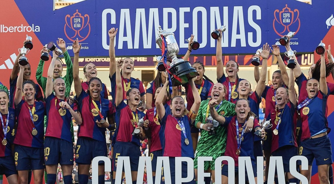 И жените на Барселона с дубъл