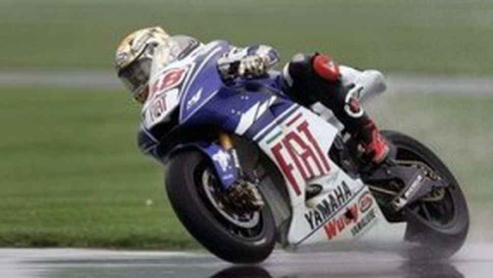 Лоренсо впечатлен от първия си подиум в мокро състезание