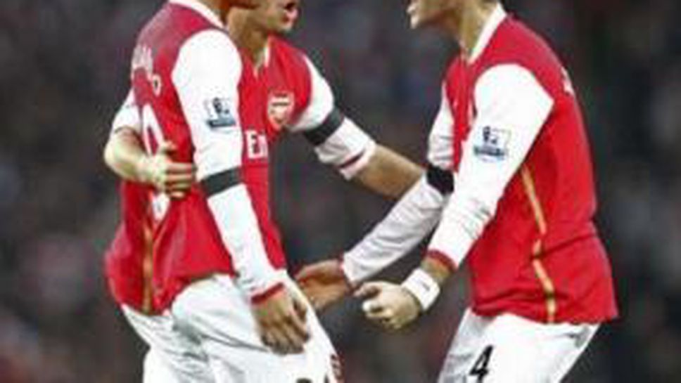 Арсенал спечели лондонското дерби с Уест Хем