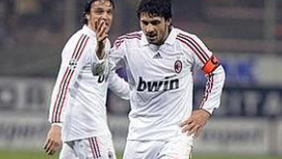 Милан губи Гатузо за мачовете с Арсенал