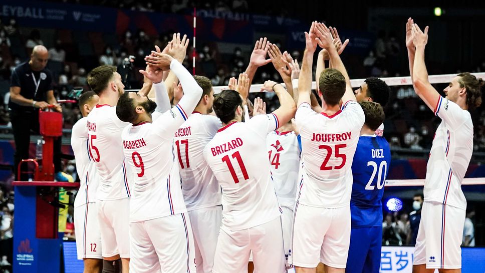 Франция записа чист успех срещу Бразилия и поведе в Лигата на нациите 🏐